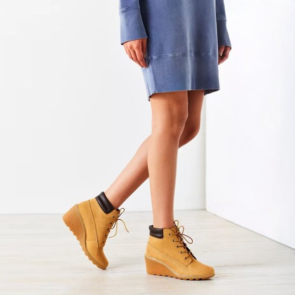 Timberland Amston Wedge Boots size 10 - Picture 2 of 11